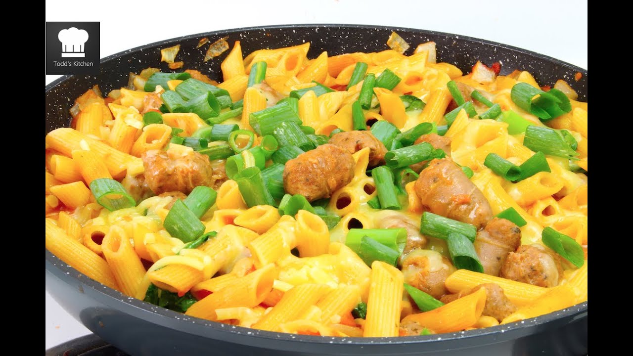 SAUSAGE & SPINACH PASTA - Todd's kitchen