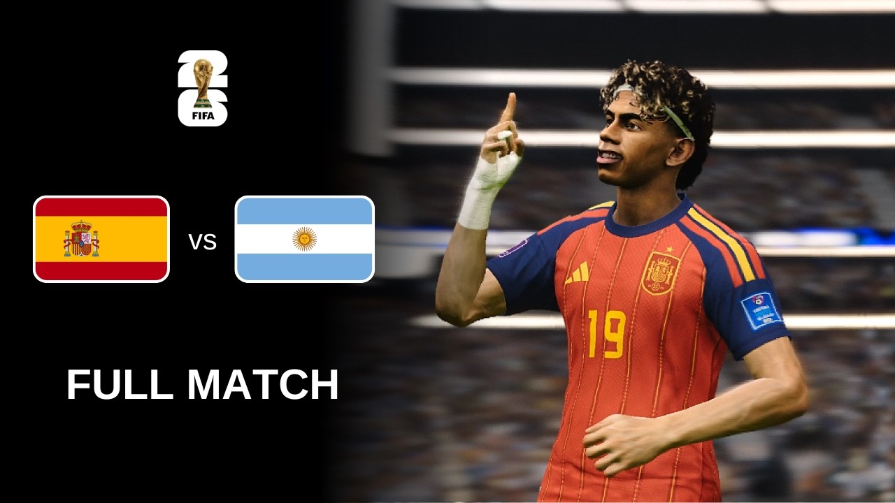 PES 2021 | Ultra Realism Graphics Mod | Spain vs Argentina - FIFA World Cup 2026 Final!