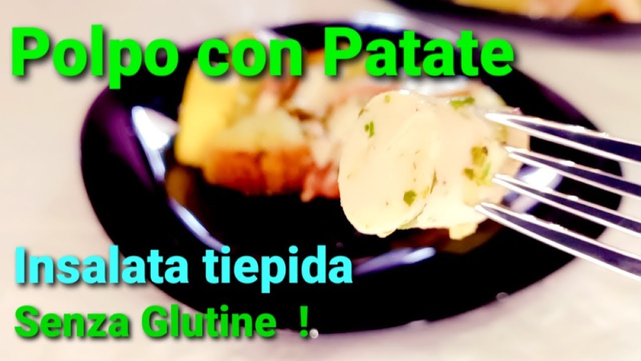 Polpo con Patate # Insalata tiepida # Facile e veloce / Senza Glutine !