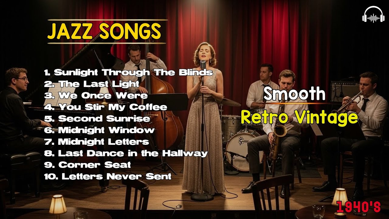 1940s Jazz Bar Evenings – Classic Vintage Retro Jazz for Peaceful Mood