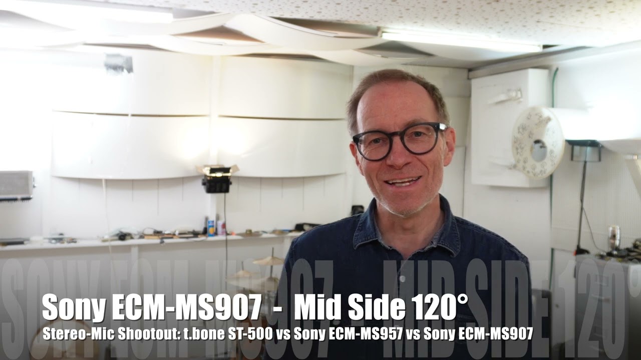 Stereo Mic Shootout: t bone ST 500 vs Sony ECM MS907 vs Sony ECM MS957