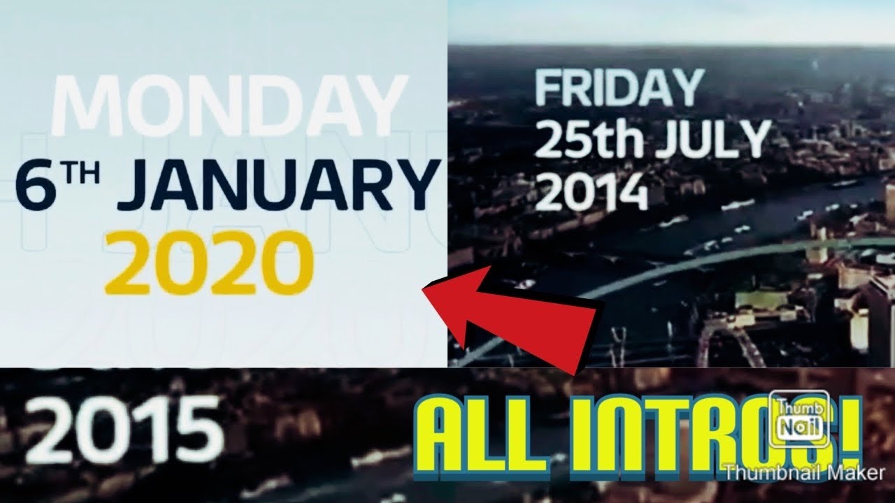 Good Morning Britain- All Opening Titles Variations