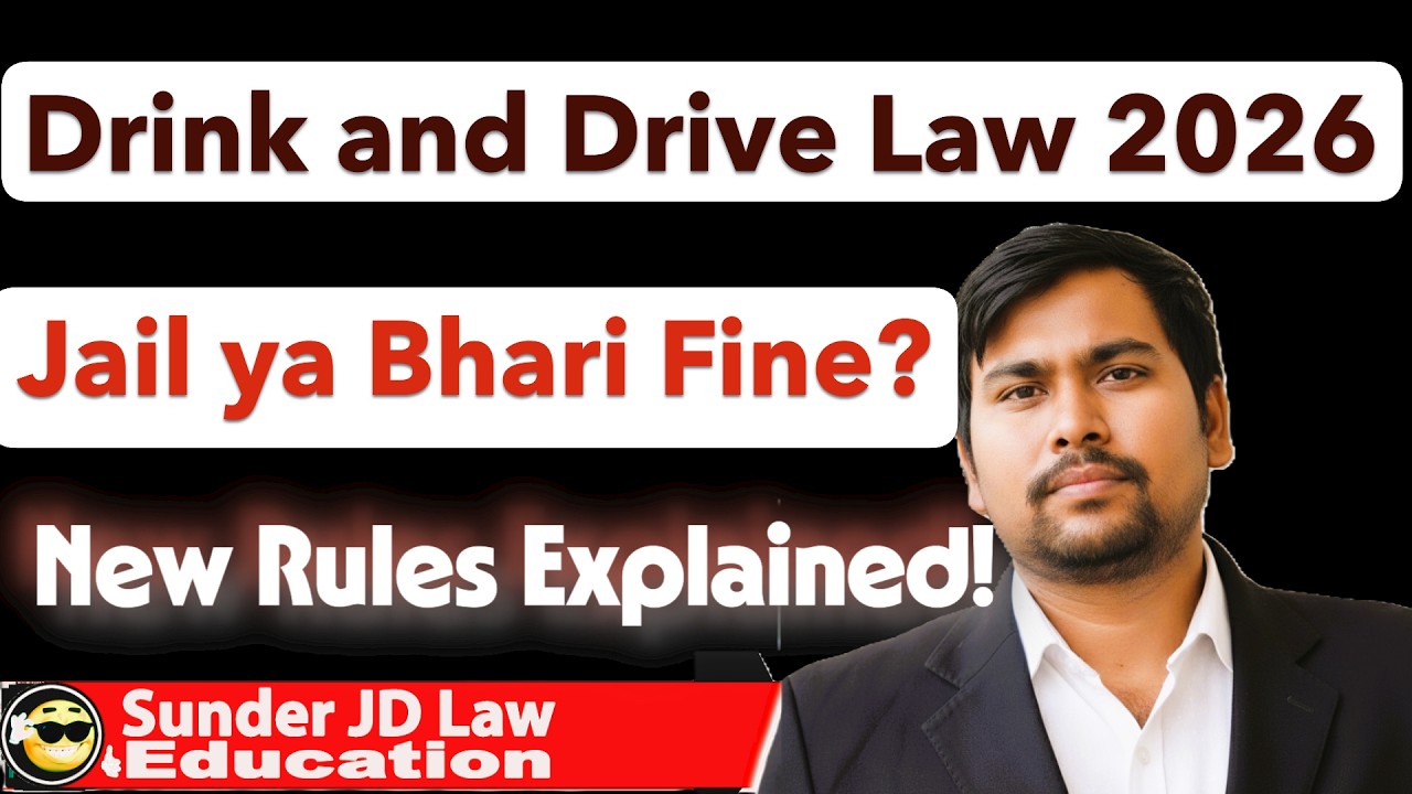 Drink and Drive Law 2026: Jail ya Bhari Fine? 🍺🚫 New Rules Explained!