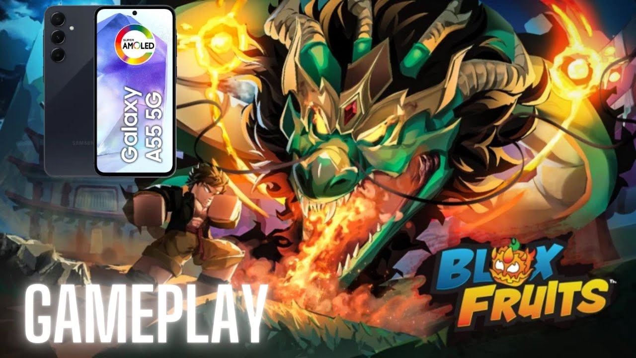 Blox Fruits Update no Galaxy A55 5G