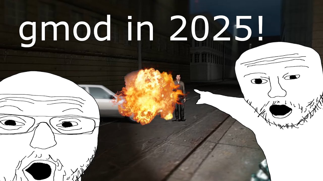GMOD in 2025 is still funny (car chase + hide and seek)
