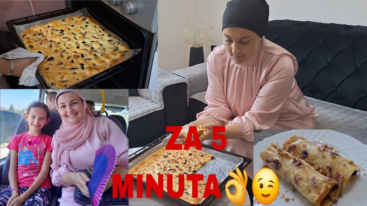 💥SLATKE PALAČINKE IZ RERNE💥sa ŠLJIVAMA👌Pripremi za 5 minuta bez miksera😉