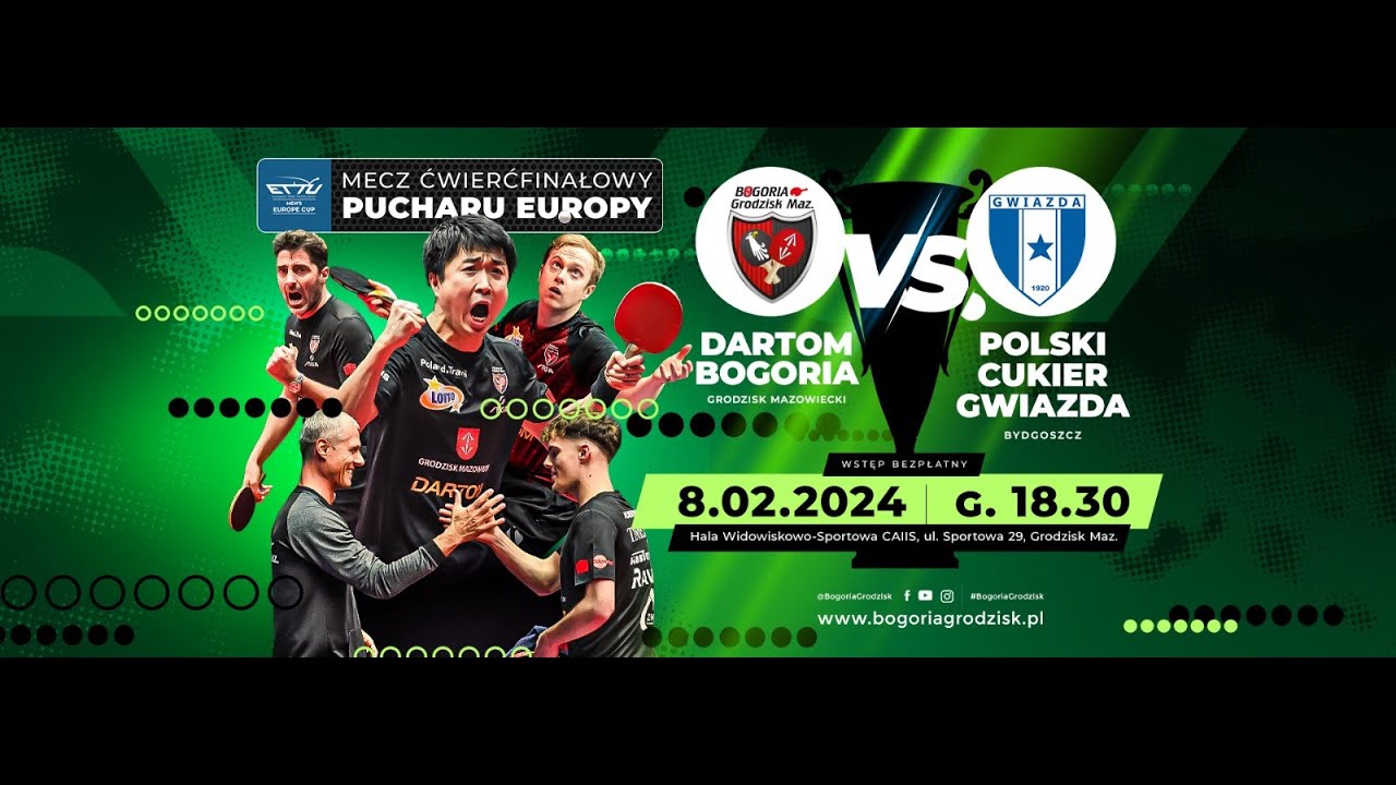 Dartom Bogoria Grodzisk Mazowiecki Vs Gwiazda Bydgoszcz - Puchar Europy 23/24