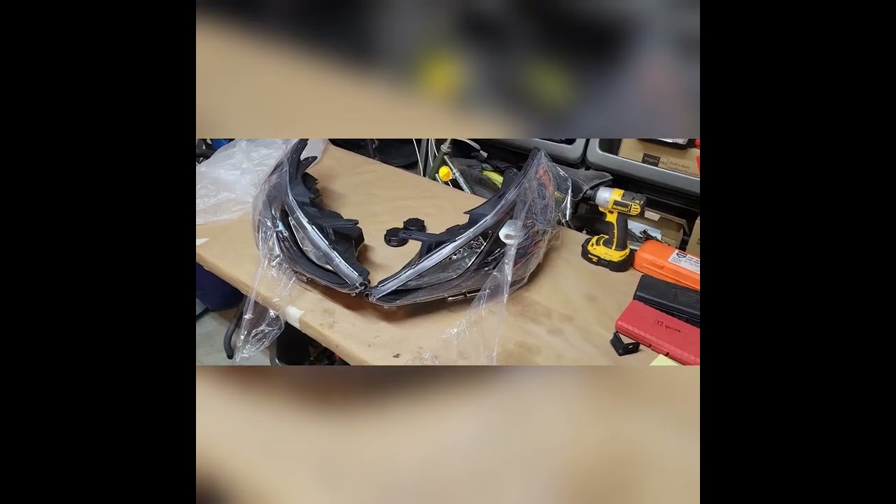 2012 Hyundai Sonata headlight assembly replacement.