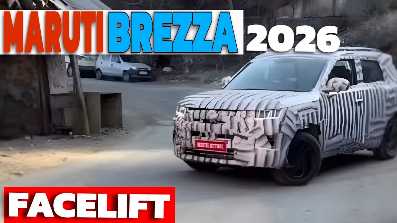 MARUTI SUZUKI BREZZA 2026 Facelift | Preview + spy shots 