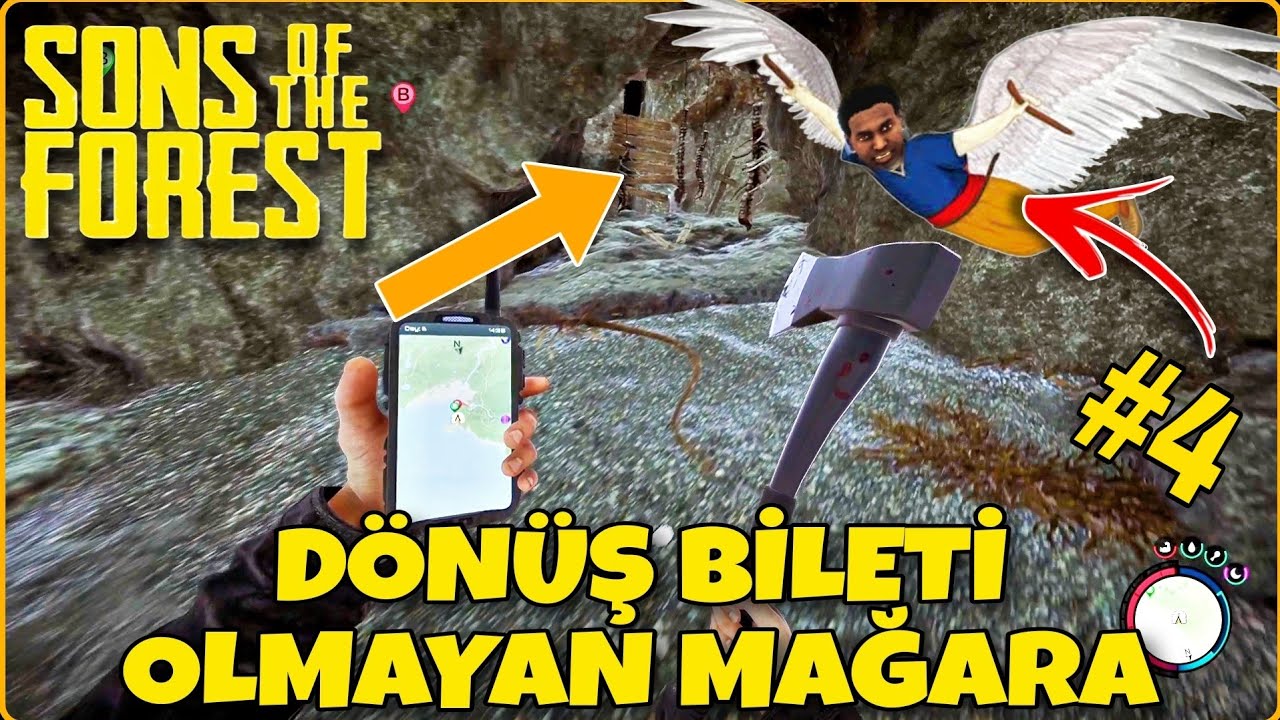 BU MAĞARANIN GİRİŞİ VAR ÇIKIŞI YOK - HAZERFEN ÇELEBİ GİBİ KANATLANDIK #sonsoftheforest