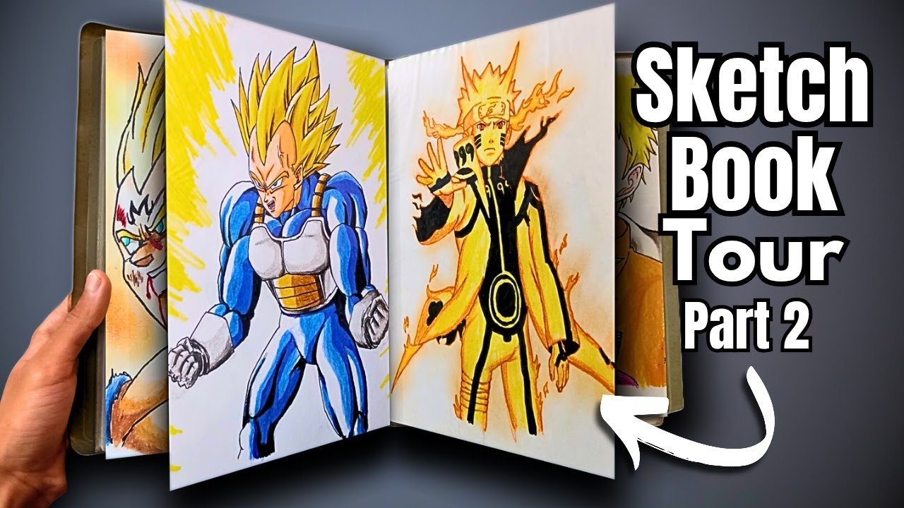 SKETCHBOOK TOUR Part - 2 (My Art Journey)