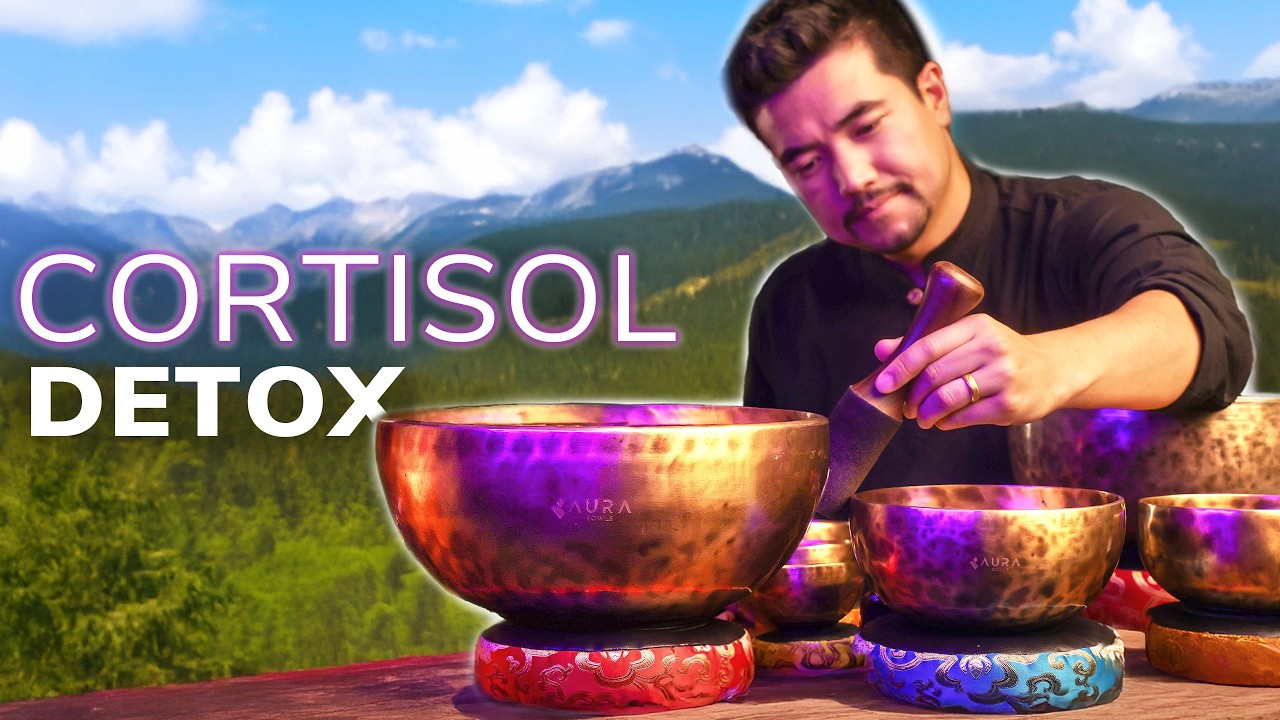 *DEEP NERVOUS SYSTEM CALM* with Raw Himalayan Singing Bowls | No Effects, Just Pure Sound