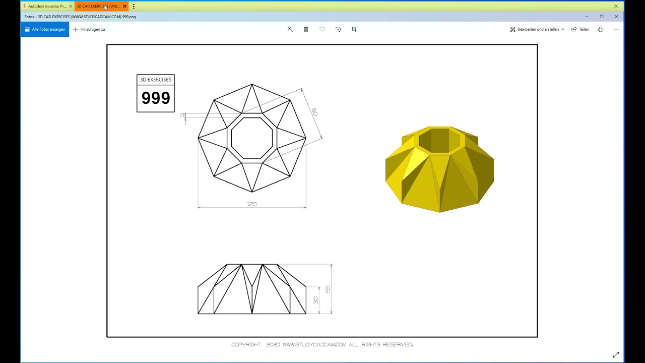 Arbeiten mit 3D Skizze und Flächen