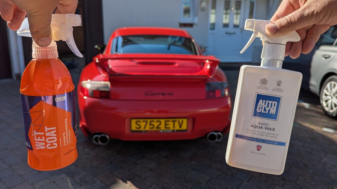 Autoglym Rapid Aqua Wax Versus Gyeon Wet Coat | Battle of the Prolific Protective Drying Aids