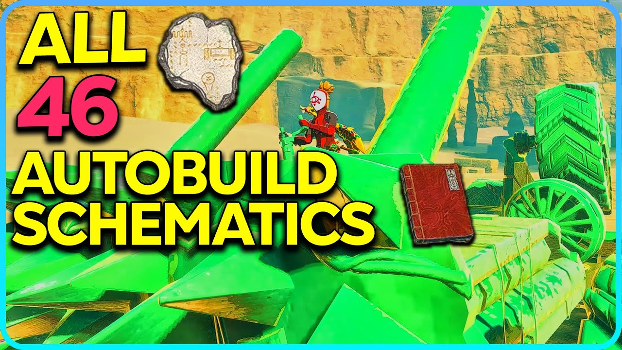 All Schema Stones and Yiga Schematics Zelda Tears of the Kingdom