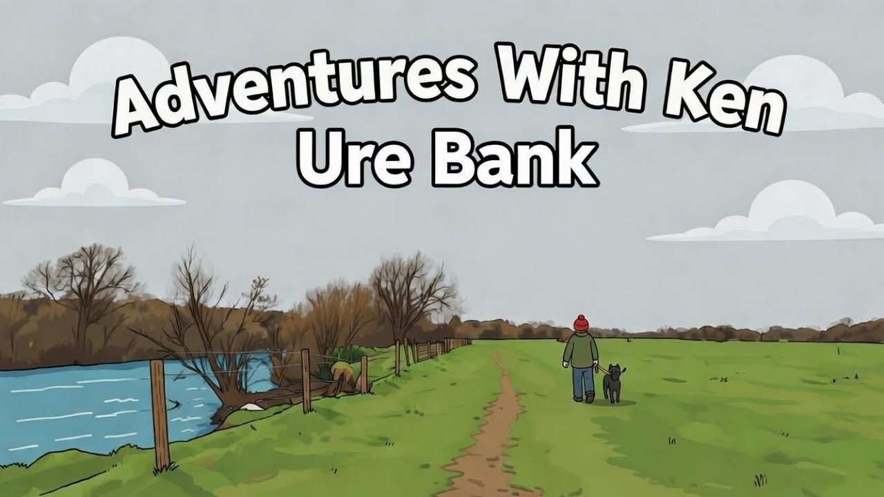 A womble walk into lower Ure bank here in Ripon North Yorkshire, February 2026 #adventureswithken 