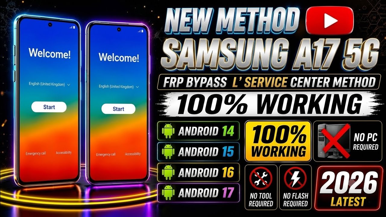 ✅ How To Remove FRP Lock on Samsung A17 5G | Android 13 to 16 FRP Bypass | No PC Fast Unlock 🔥