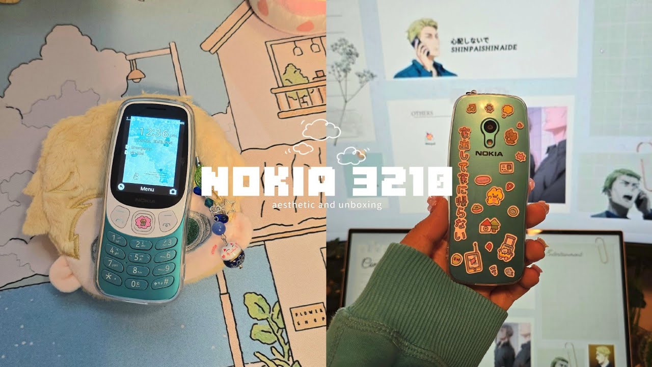 🌨Эстетичная распаковка и обзор Nokia 3210 | Стоит ли оно того?