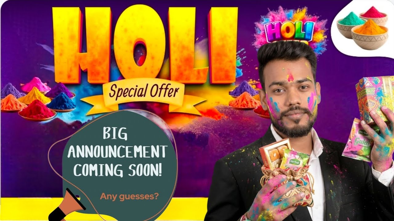 Holi Big Announcement 2026 🎉 | Class 10th | Maths & Science Special Class | By Samrat Sir 