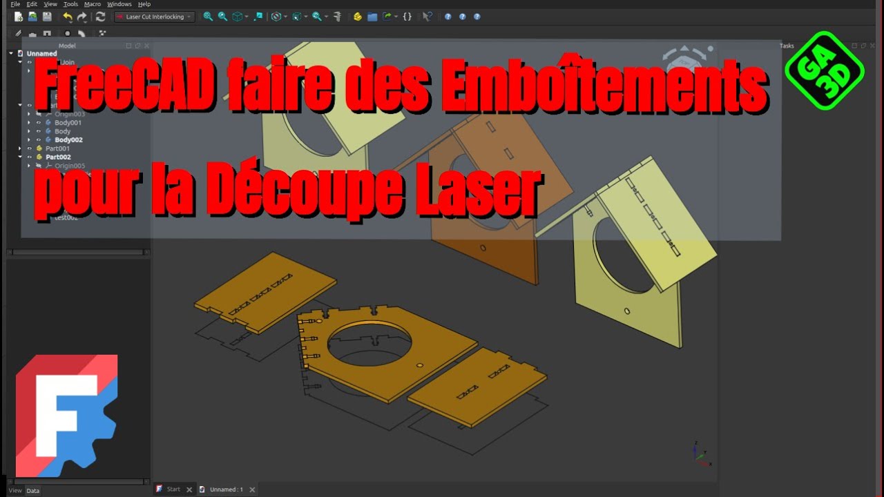 FreeCAD : Créez des emboîtements 