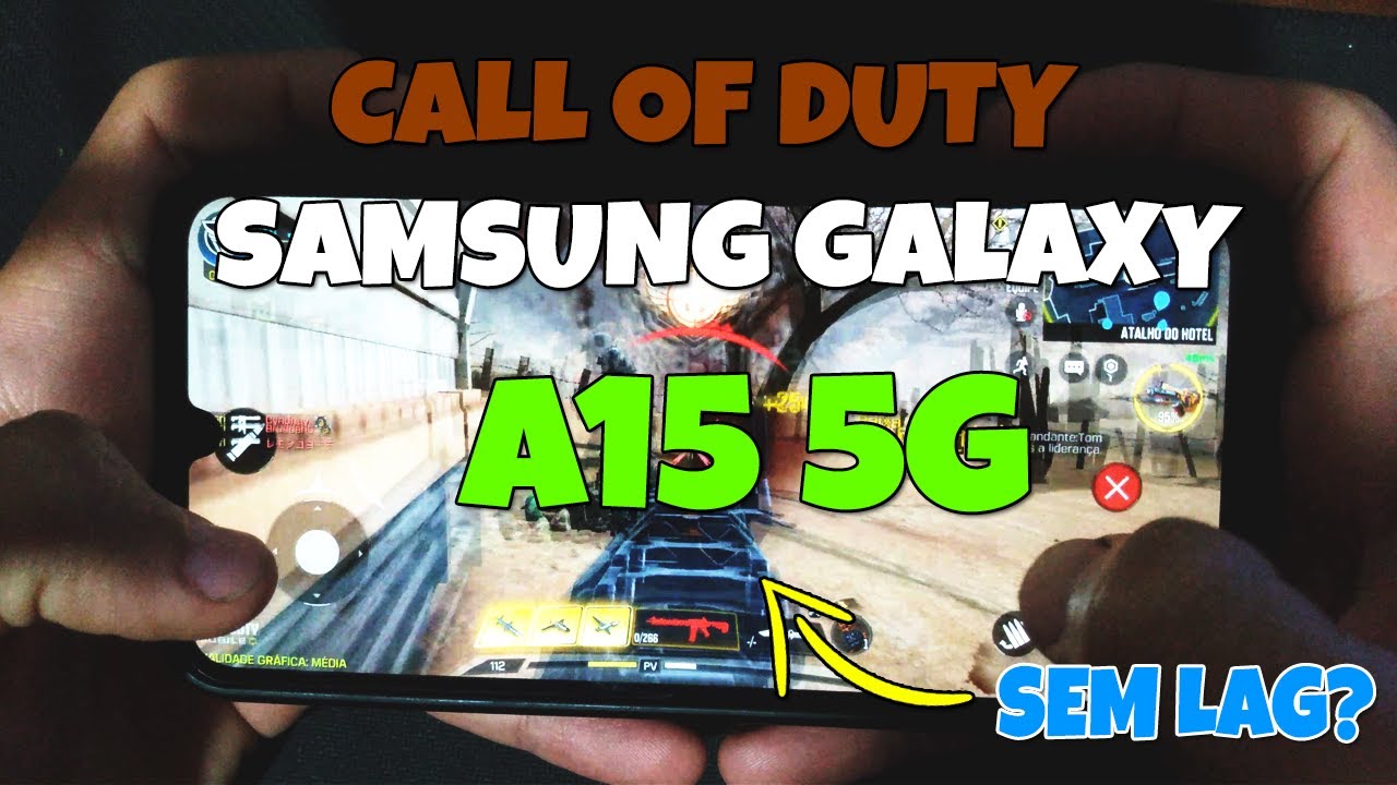 TESTANDO o Call Of Duty:Mobile no A15 5G | Sem Lag?