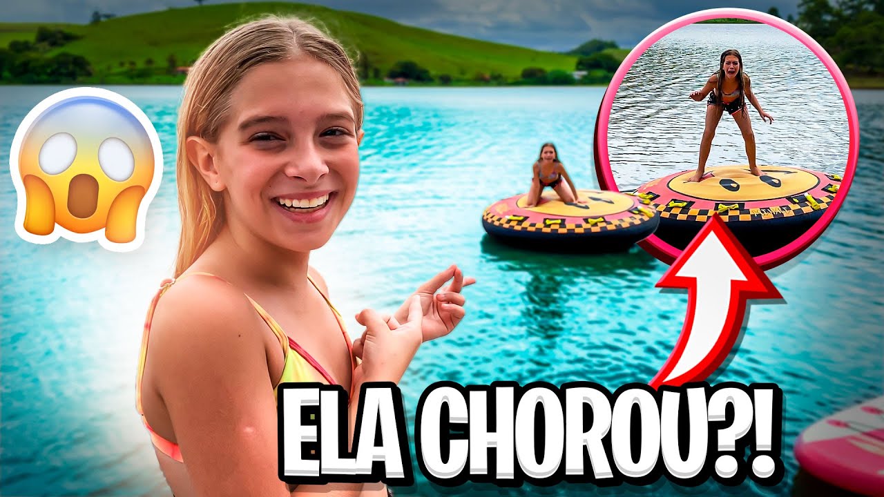 ABANDONEI A MINHA IRMÃ NO MEIO DO LAGO * ela chorou!