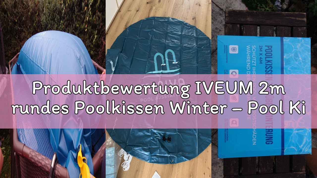 Produktbewertung IVEUM 2m rundes Poolkissen Winter – Pool Kissen Überwinterung - Poolabdeckung Winte
