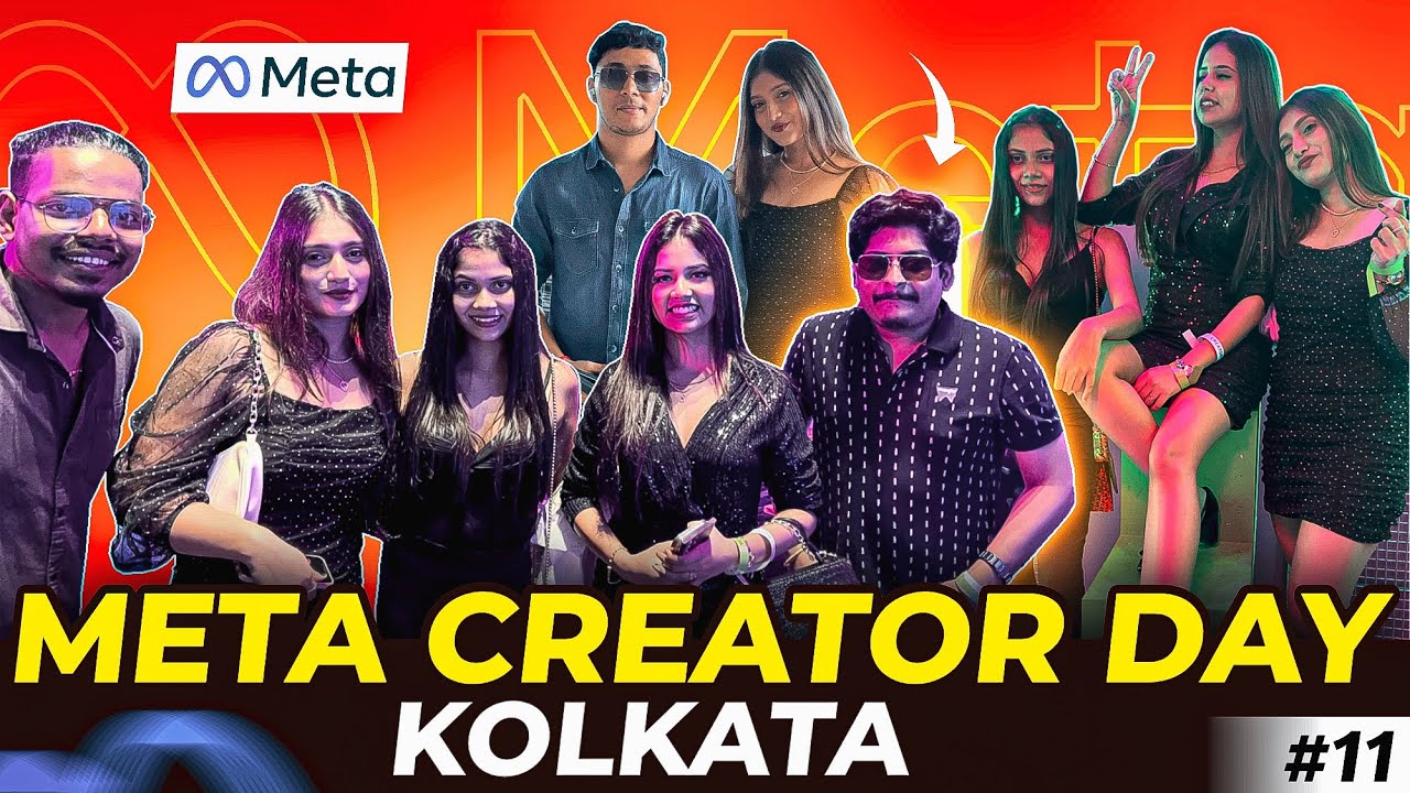 I Met @GyanGaming And Big Influencers | My Day In Meta Creator Event Kolkata - Unicorn IB
