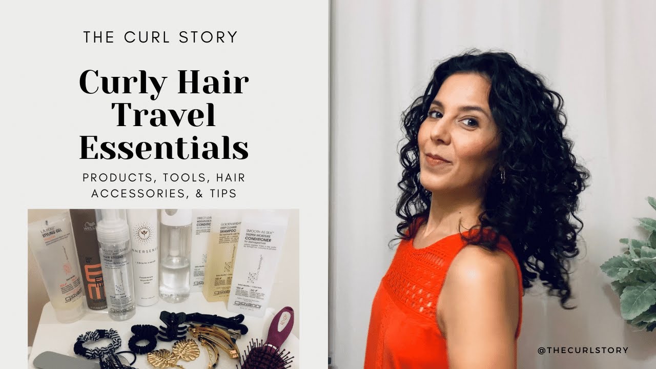 Curly Hair Travel Essentials |  Products, Tools, Tips & Hair Prep