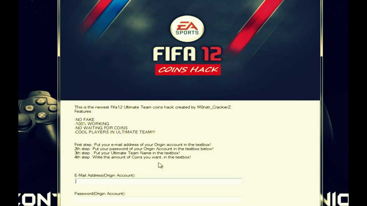 Fifa 12 UT Coins Hack 2012 [FAKE]