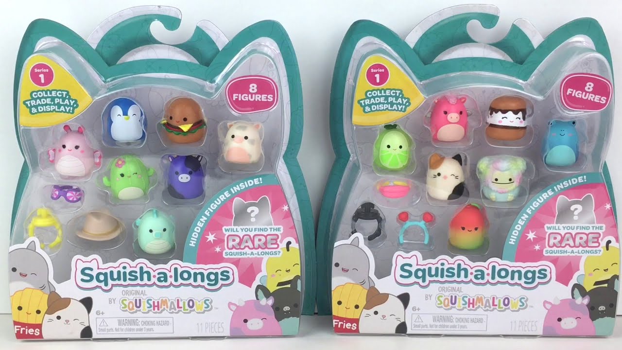 Squish-A-Longs by Squishmallows Mini Figure Packs Unboxing & Review