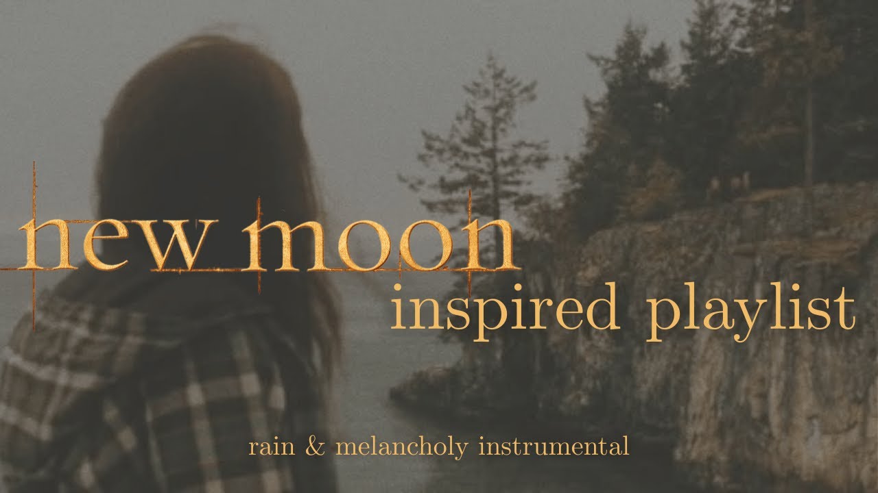 twilight new moon inspired ambience | rain & instrumental playlist for reading, writing, bgm 🥀