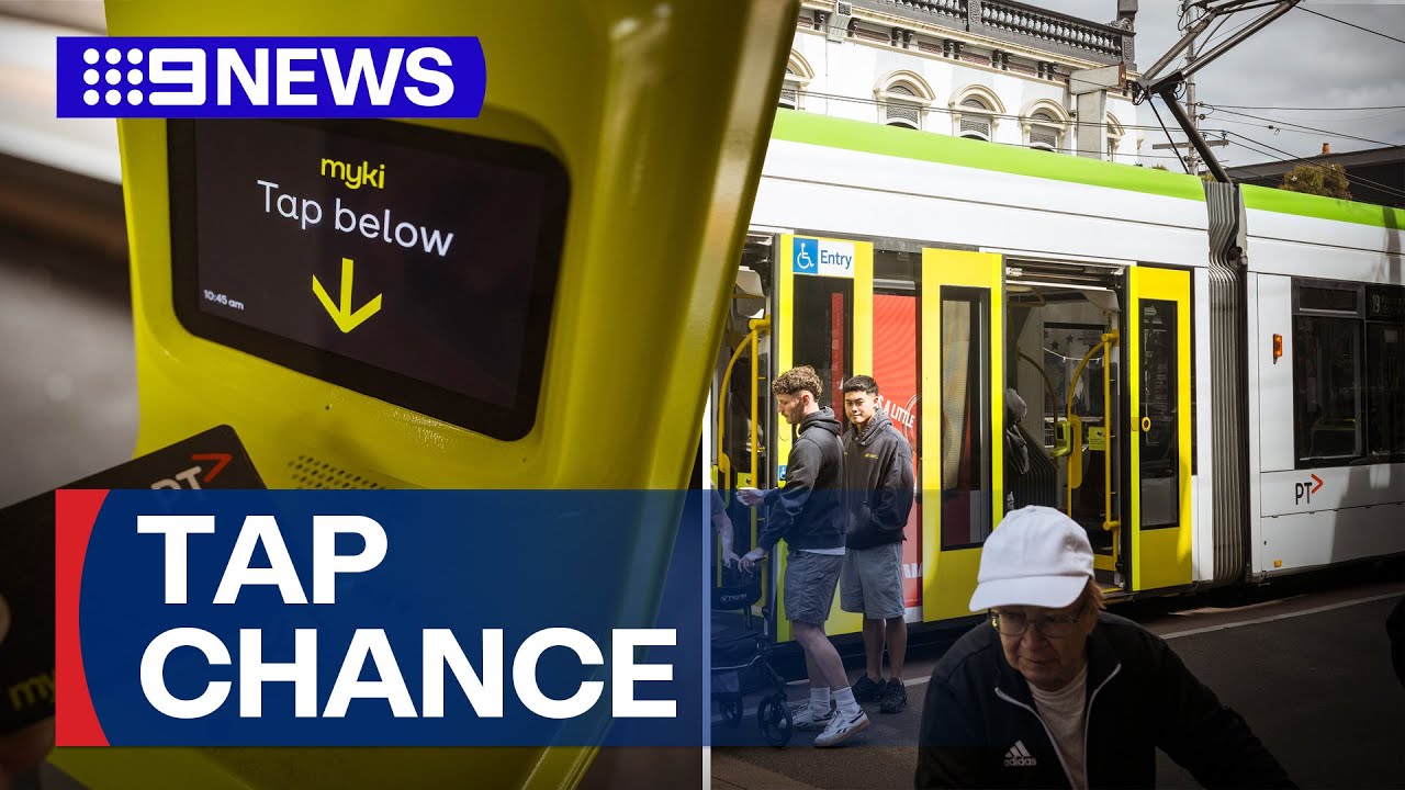Trial for contactless myki cards set to begin | 9 News Australia