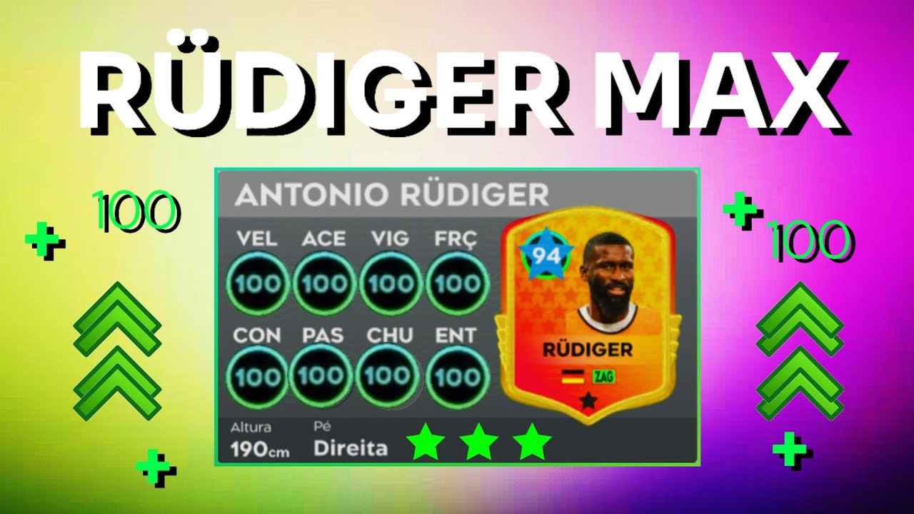 ✅ UPAGEM do novo RÜDIGER no DLS 25 (FICOU PERFEITO 👏)🤯