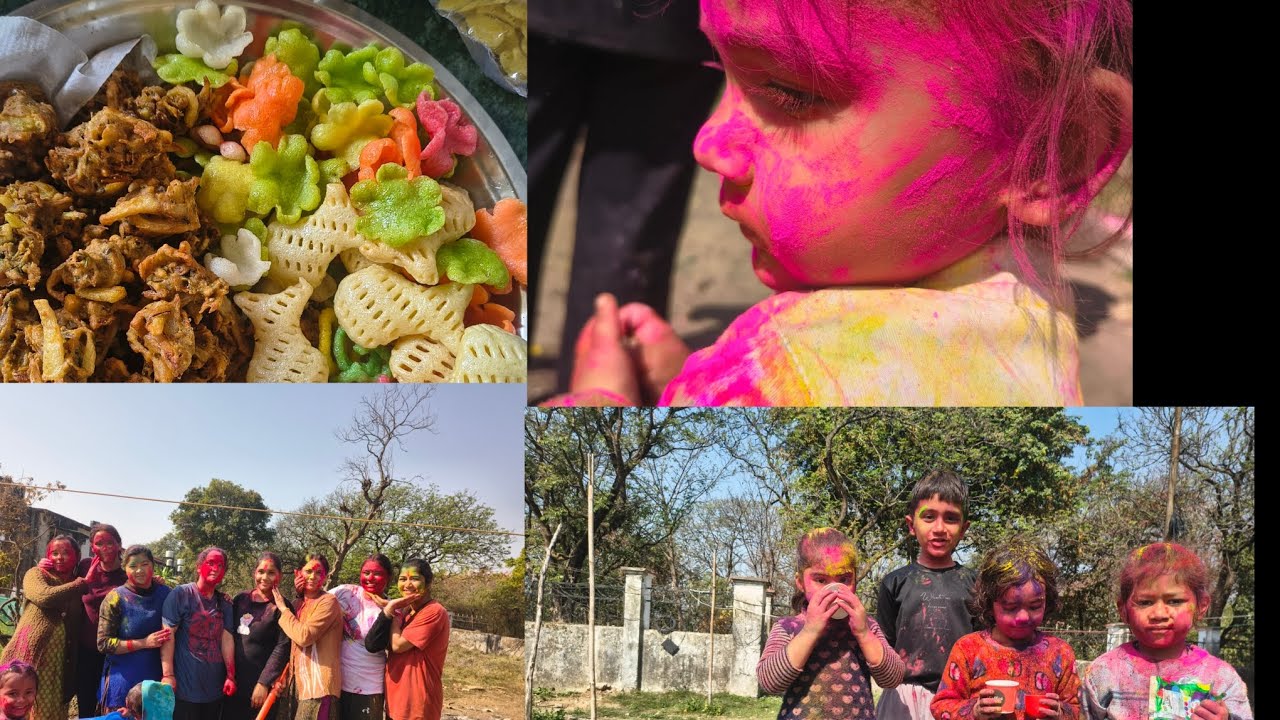 Holi celebration 🎊🎉
