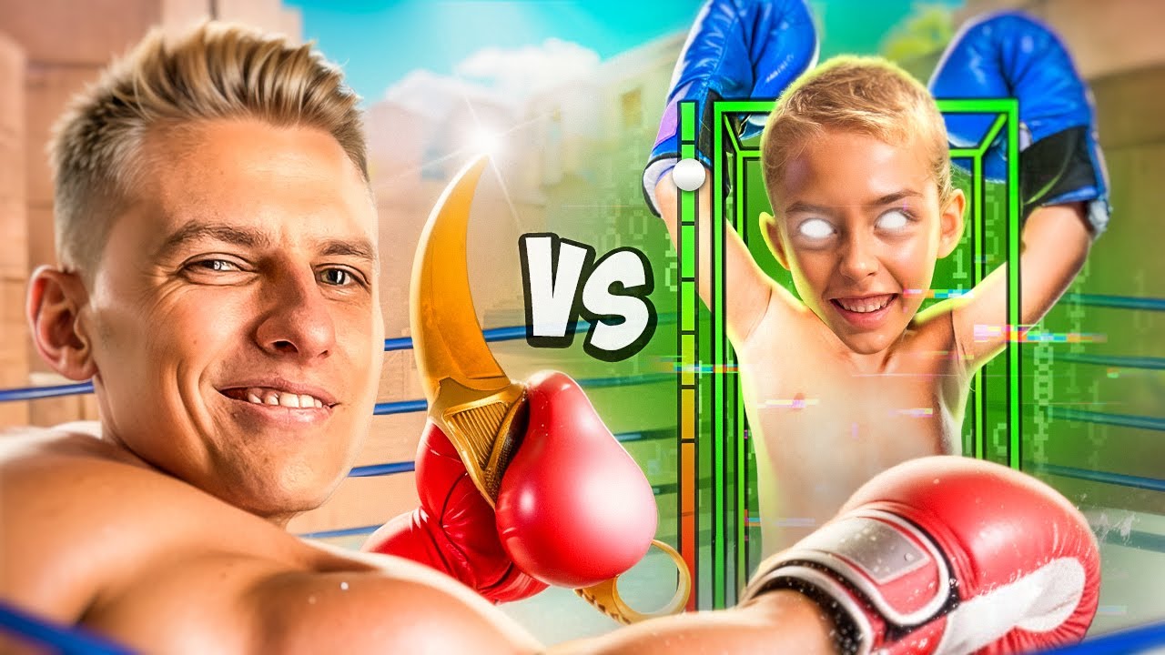 🤯ДУЭЛЬ НА КЕР ГОЛД ПРОТИВ МОЕГО СЫНА, НО ОН ИГРАЕТ С ЧИТАМИ!