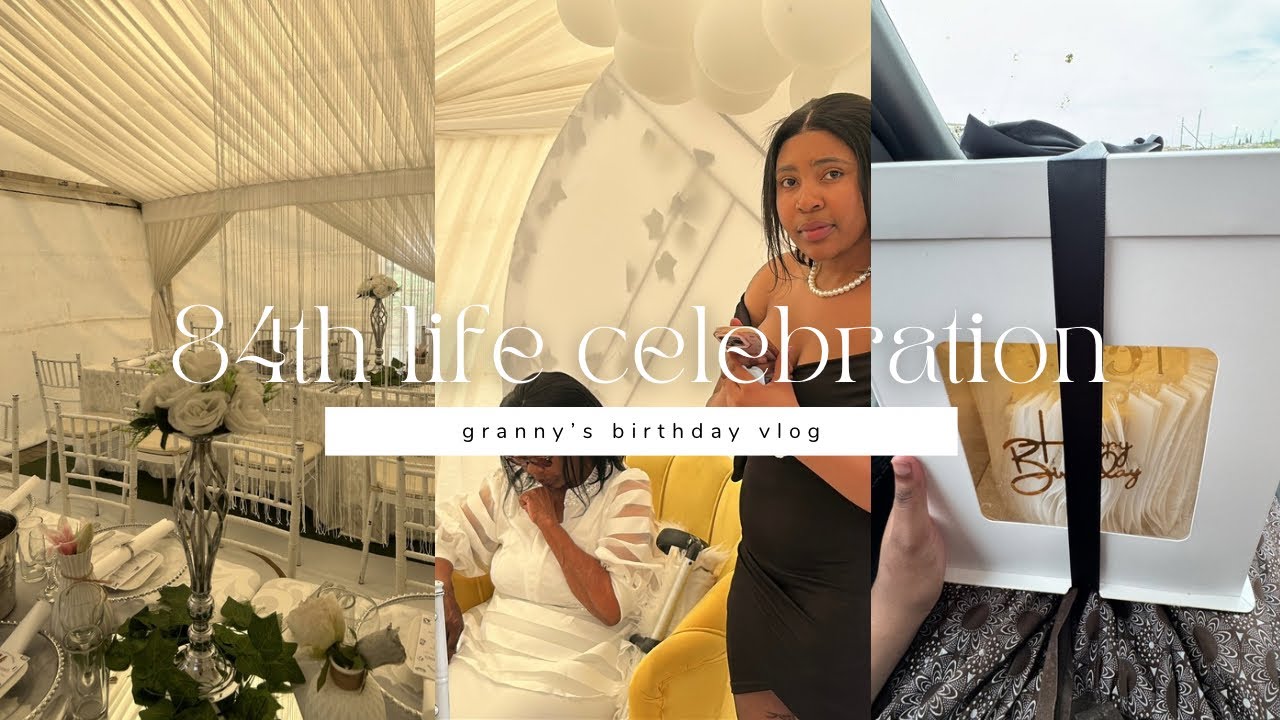 My Granny’s 84th life celebration 🎉 | Big personality, bigger dreams 💅