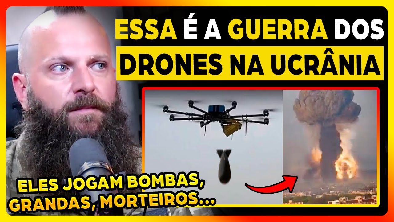 COMBATENTE NA UCRÂNIA: UM DRONE RUSSO JOGOU UMA GRANADA EM MIM E...