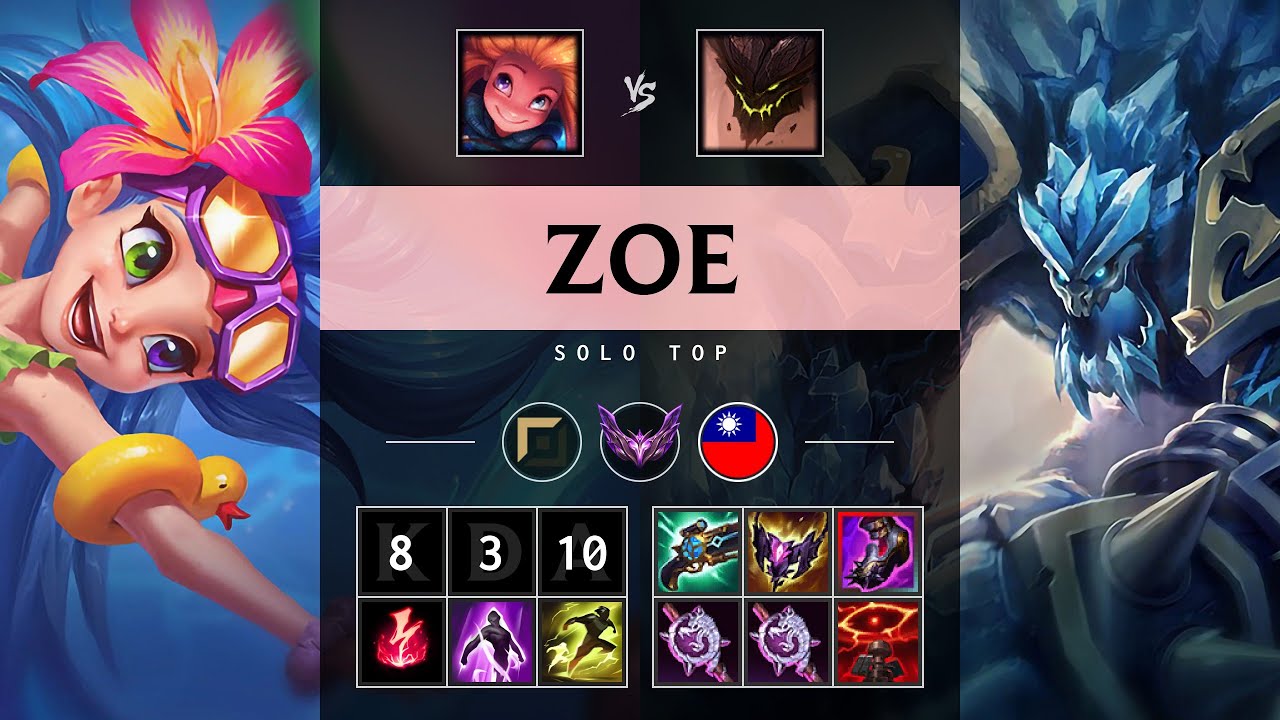 Zoe Top vs Malphite - TW Master Patch 25.05