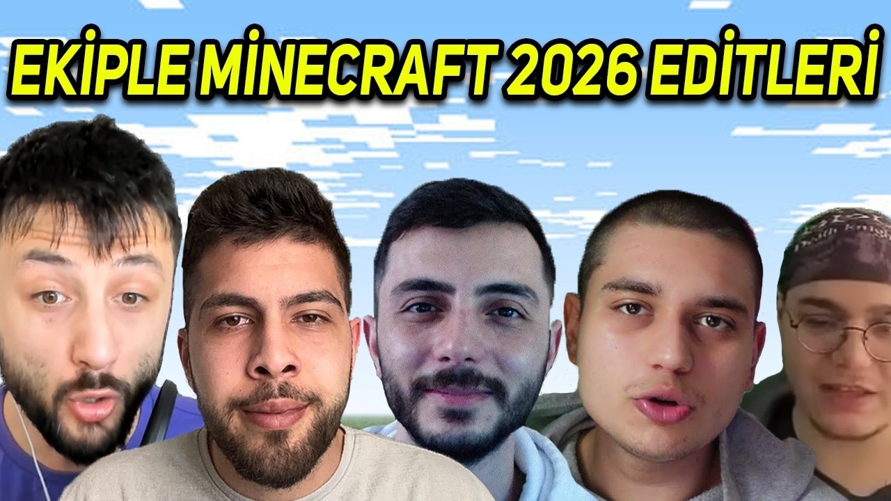 Ekiple Minecraft 2026 Editlerini İZLİYORUM!!