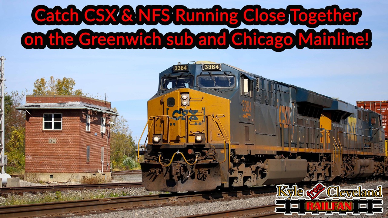 Crazy Day on Greenwich & Chicago Lines. #train #csx #nsf #railfan #ohio
