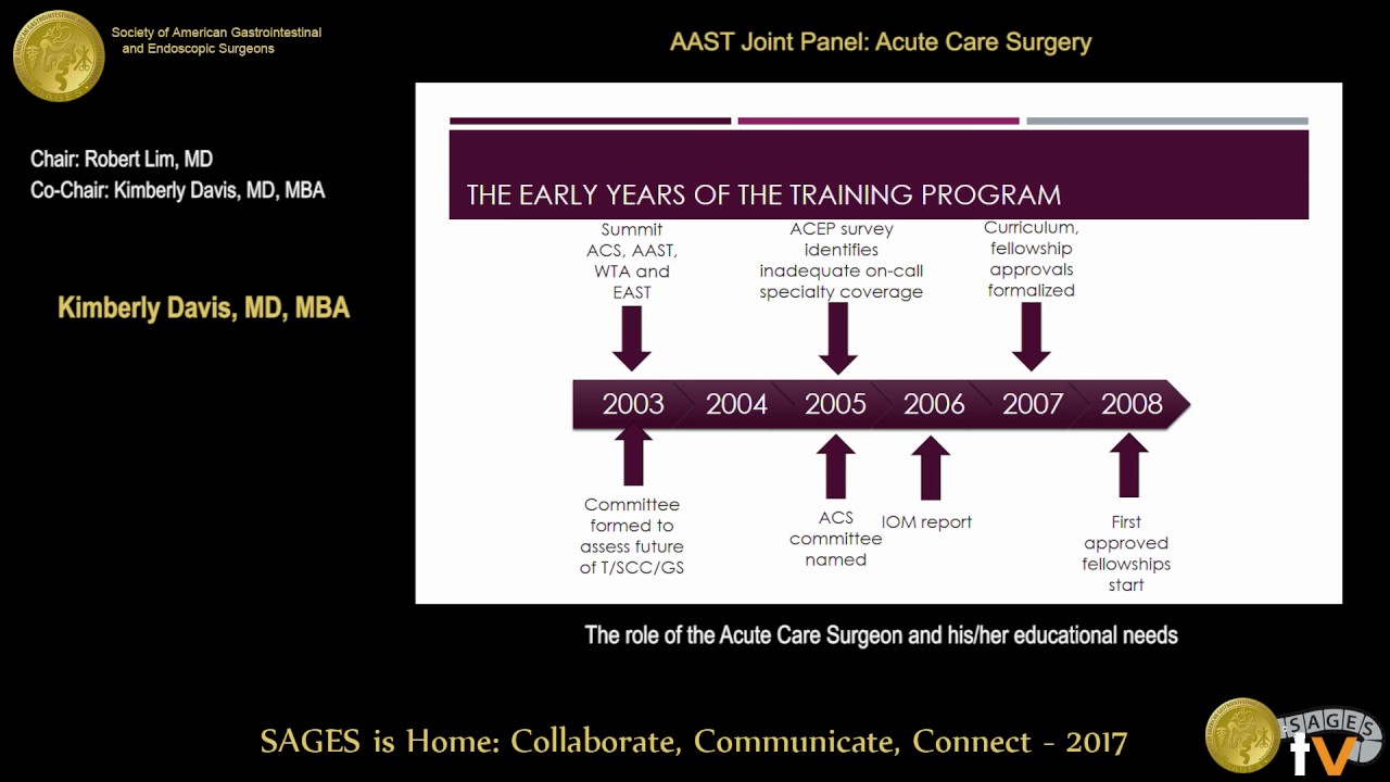 Acute care surgery: The fellow's educational needs