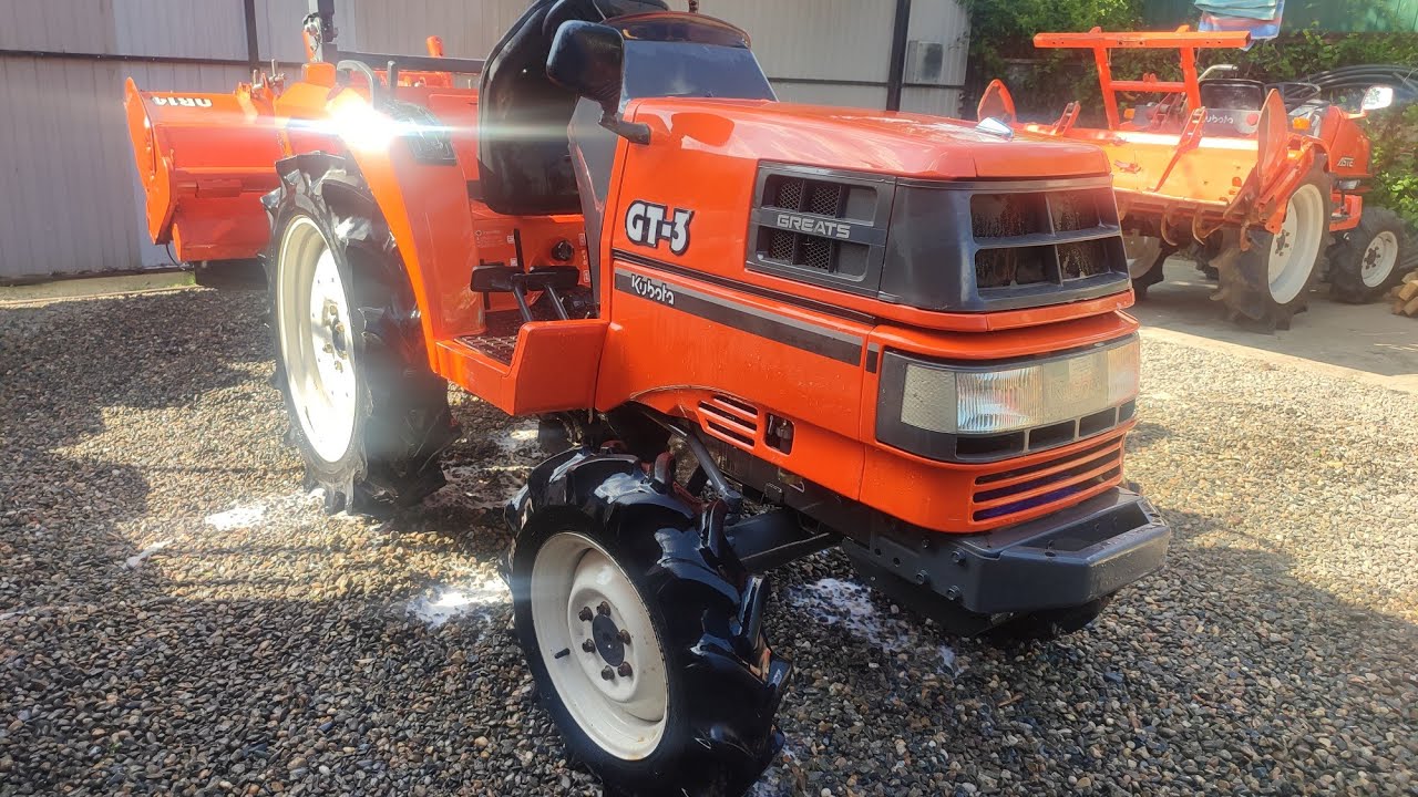 Kubota GT3 ПРОДАН! обзор японскооо минитрактора