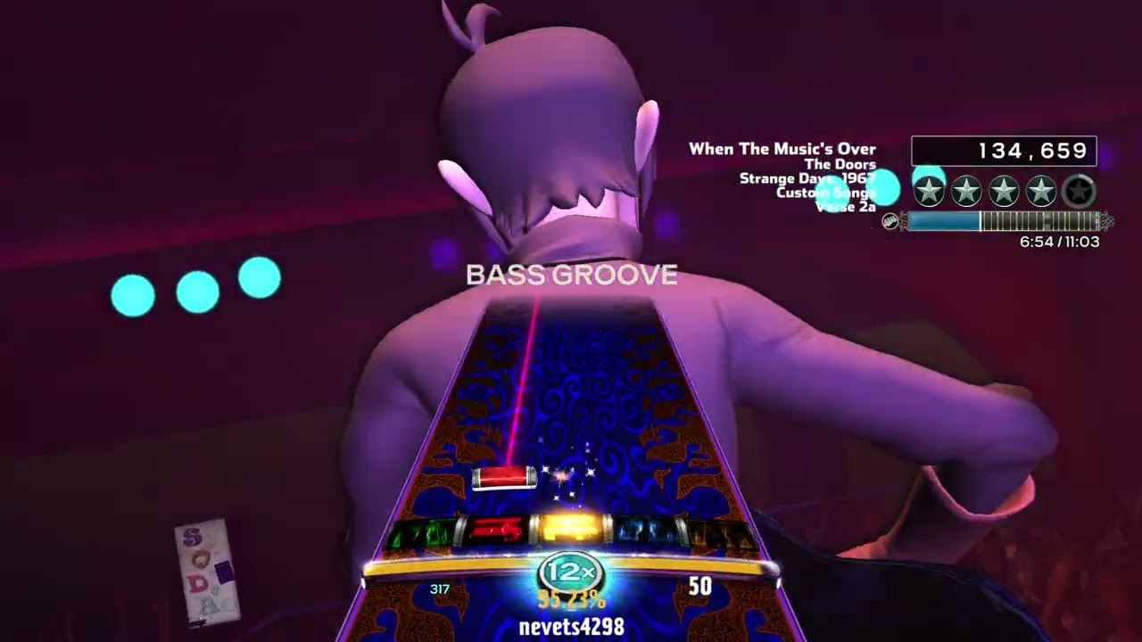 [s] When The Music's Over (1967) by The Doors - Bass Gold Rock Band 3 Deluxe RPCS3
