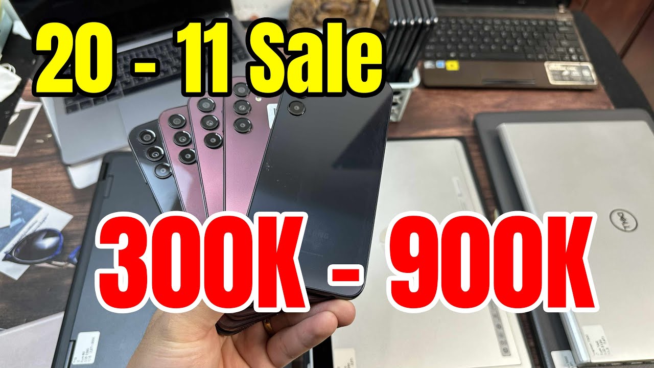 20/11 Sale S&acirc;u Cả ĐT V&agrave; Laptop 300K - 900K | ĐT Samsung A24 | Laptop Dell inspiron 7300 - HP 250 G7
