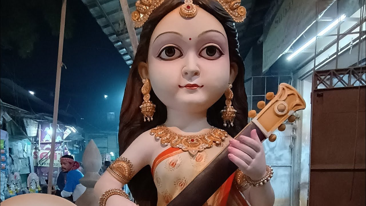 কলকাতা কুমোরটুলির সরস্বতী ঠাকুর ২০২৬ 👍সরস্বতী পুজো উপলক্ষে মারাত্মক ভিড় 