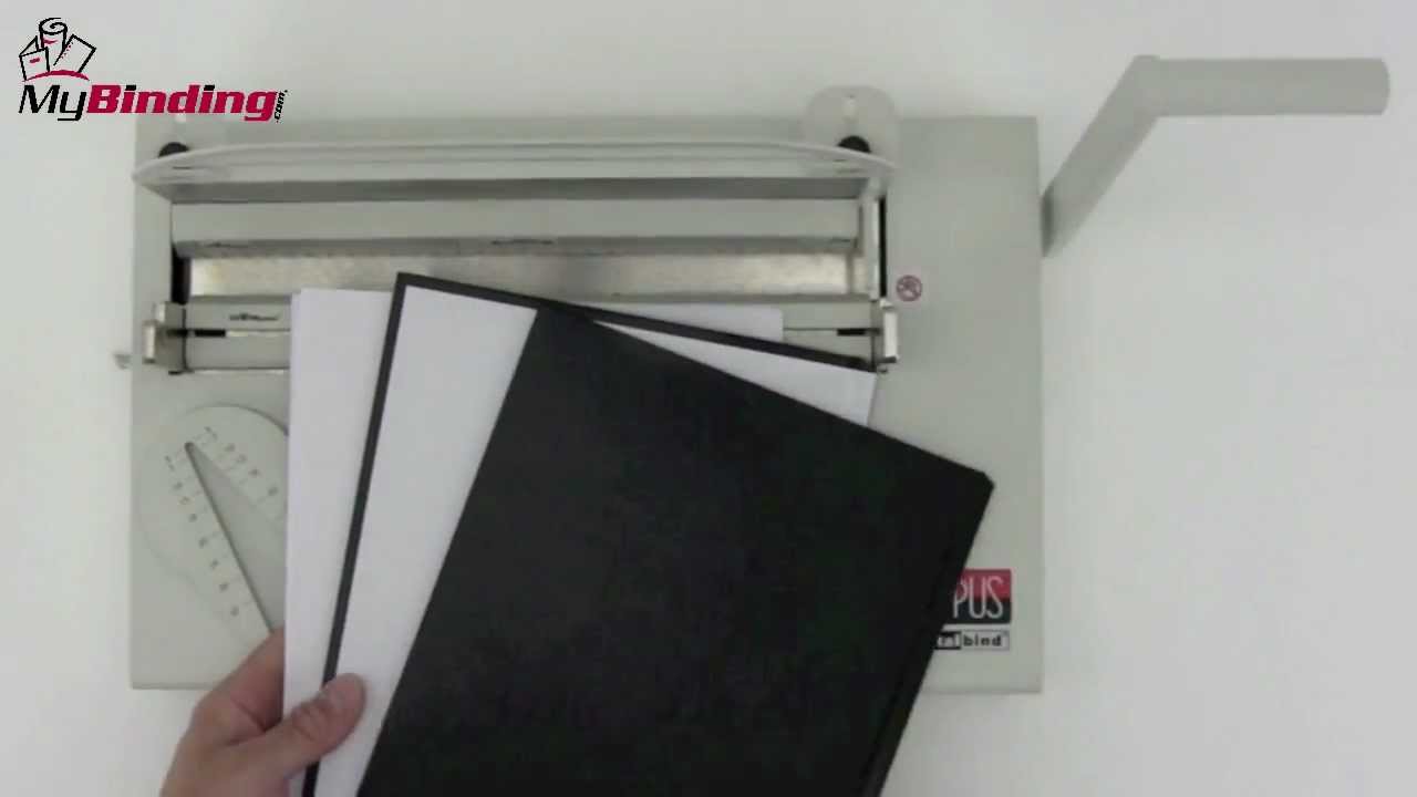 MasterBind MetalBind Atlas 300 Image Hard Cover Binding Demo