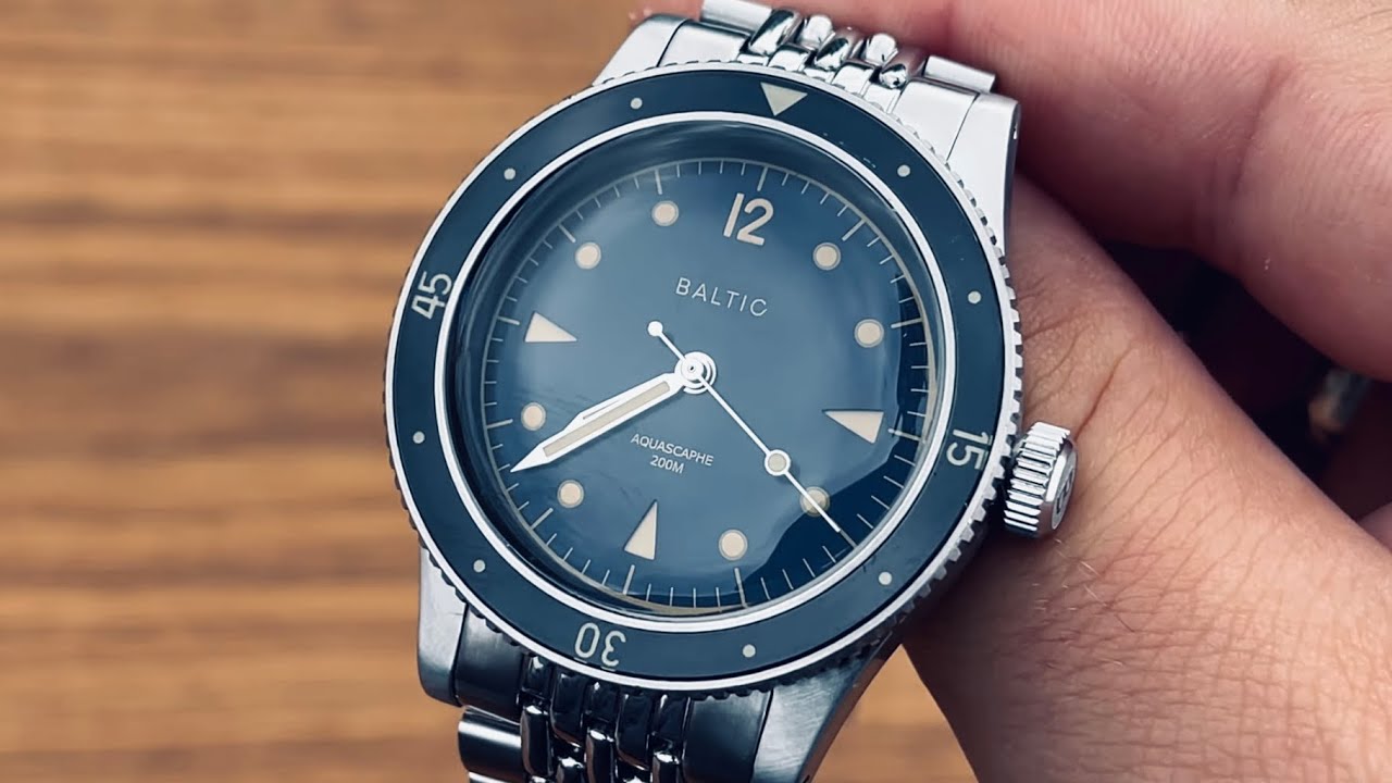 Baltic Aquascaphe ”Blue Gilt” - Beautiful Vintage Inspired Diver!