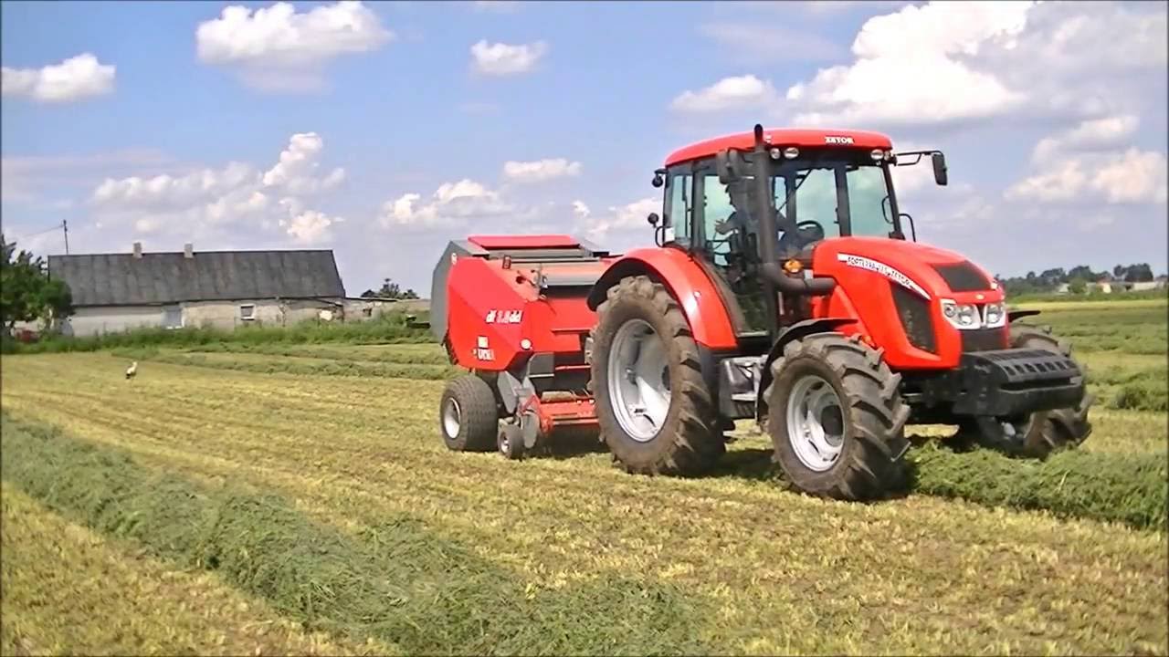 Prasowanie Owsa i Lucerny [ Zetor Forterra 115 + Famarol ]