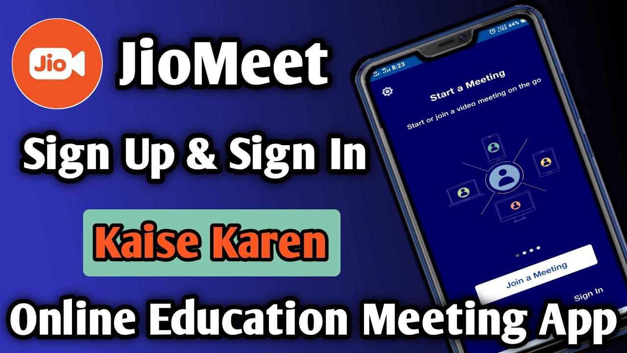 Jiomeet App Login | How to create account in JioMeet App | How to sign in & sign up in jio meet App